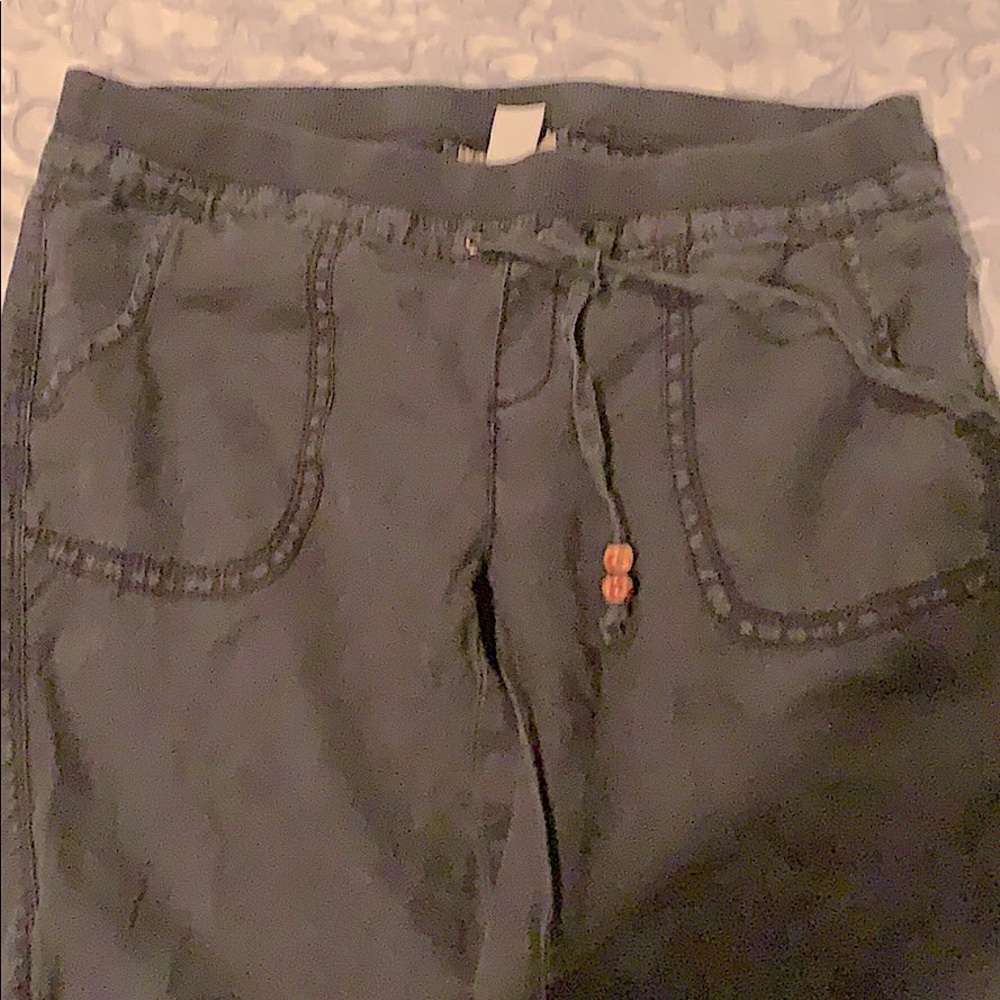 Lucky Brand linen wide leg pants